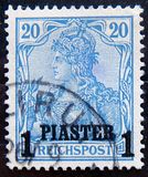 [German Empire Postage Stamps Surcharged - Inscription: "REICHSPOST", Scrivi C2]