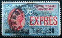 [Express Letter Stamps - Overprinted with New Value, Typ BJ]
