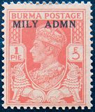 [No. 19-34 Overprinted "MILY ADMIN" in 2 Types, 类型 M]