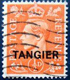 [King George VI - Great Britain Postage Stamps Overprinted "TANGIER", نوع N]