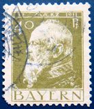 [The 90th Anniversary of the Birth of Prince Luitpold - Type I: Small 9 and no Foot on 1 in "1911". Type II: Large 9 and Foot on 1 in "1911", tip G3]