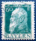 [The 90th Anniversary of the Birth of Prince Luitpold - Type I: Small 9 and no Foot on 1 in "1911". Type II: Large 9 and Foot on 1 in "1911", tip G6]