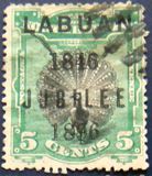[No. 47-52 Overprinted "1846 JUBILEE 1896", type M3]