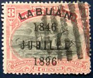 [No. 47-52 Overprinted "1846 JUBILEE 1896", type M5]