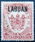 [Not Issued Stamps Overprinted "LABUAN" in Black, type L1]