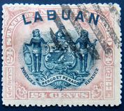 [North Borneo Stamps Overprinted "LABUAN", type J8]