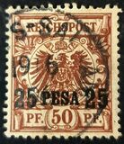 [German Stamps - Overprinted, type A4]