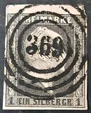 [King Friedrich Wilhelm IV - Hatched Background, Engraved, type A3]