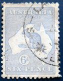 [Definitive Issues - Kangaroo and Map - Different Watermark, Scrivi A25]