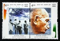 [Mahatma Gandhi-Man of the Millennium, tip BLN]