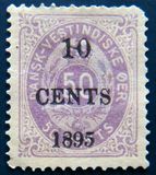 [No. 13 Surcharged "10 CENTS 1895", Scrivi D]