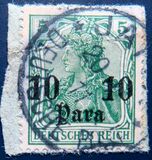 [German Empire Postage Stamps Surcharged - Inscriprion: "DEUTSCHES REICH", type D]