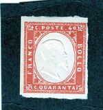 [King Victor Emmanuel II - This Issue Vary Greatly in Colour, tegund D10]