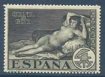 [Pintura. Quinta de Goya - Diseño "La maja desnuda". + SD, tipo XCO1]