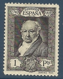 [The 100th Anniversary of the Death of Francisco de Goya, 1746-1828 - Inscription "1746 - CORREOS ESPANA - 1828", type CO10]