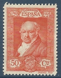 [The 100th Anniversary of the Death of Francisco de Goya, 1746-1828 - Inscription "1746 - CORREOS ESPANA - 1828", type CO9]
