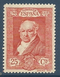 [The 100th Anniversary of the Death of Francisco de Goya, 1746-1828 - Inscription "1746 - CORREOS ESPANA - 1828", 類型 CO6]