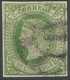 [Queen Isabella II - Colored Paper, type Q4]