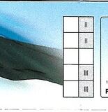 [Estonian Flag - "2024" Imprint, Tipi VQ9]