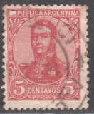[General San Martin - Watermark 3,4 or Unwatermarked, type BK5]