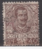 [Definitives - Eagle with Coat of Arms - Victor Emmanuel III, 1869-1947, type AK3]