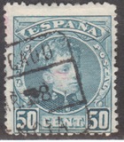 [King Alfonso XIII - Blue Control Numbers on Backside, type AT8]