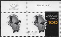 [The 100th Anniversary of the Birth of Voldemar Panso, 1920-1977, type BDO]