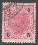 [Emperor Franz Josef I, 1830-1916 - Granite Paper. Numerals in Black, type N3]