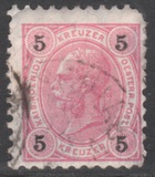 [Emperor Franz Josef I, 1830-1916 - Granite Paper. Numerals in Black, type N3]
