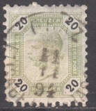 [Emperor Franz Josef I, 1830-1916 - Black Numerals on White Background, type P]