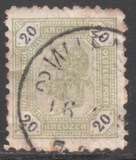 [Emperor Franz Josef I, 1830-1916 - Black Numerals on White Background, type P]