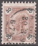 [Emperor Franz Josef I, 1830-1916 - Black Numerals on White Background, type P2]