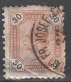 [Emperor Franz Josef I, 1830-1916 - Black Numerals on White Background, type P2]
