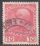 [The 60th Anniversary of the Reign of Emperor of Franz Josef,I. Normal Paper without Varnish Bars, type Y7]