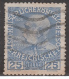 [The 60th Anniversary of the Reign of Emperor Franz Josef II. Normal Paper without Varnish Bars, Tip Y8]