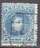 [King Alfonso XIII - Blue Control Numbers on Backside, type AT5]