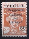 [Fiume Military Post Stamps Surcharged, Typ D2]