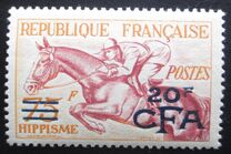 [Stamps of France Surcharged, प्रकार CN4]