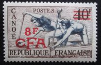 [Stamps of France Surcharged, प्रकार CL2]