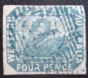 [Black Swan - Imperforated, type C1]