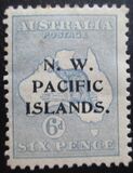 [Australia Postage Stamps Overprinted "N. W. PACIFIC ISLANDS" - "P" in PACIFIC above "S", type A4]