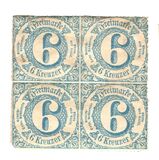 [Colored Print on White paper - Rouletted Perforation, type B14]