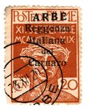 [Carnaro Island Postage Stamps Overprinted "ARBE" - Small Overprint, type G]