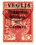 [Carnaro Postage Stamps Overprinted "VEGLIA" - Large Overprint - See Also No.1A-4A, type B]