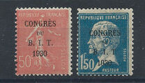 [International labour Congress - Overprint, tip BG]