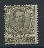 [Definitives - Eagle with Coat of Arms - Victor Emmanuel III, 1869-1947, type AK4]