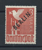 [BERLIN in Black Overprint on "Allied Occupation Zone" Stamps, tegund A18]