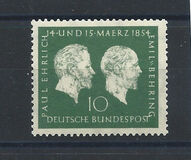 [100. Geburtstag von Prof. Paul Ehrlich und Emil von Behring, Typ AX]