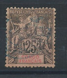 [Inscription: "CONGO FRANCAIS" - Coloured Paper, type D7]