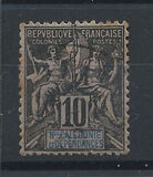 [Inscription: "NLLE CALÈDONIE et DEPENDANCES" - Colored Paper, タイプ I4]